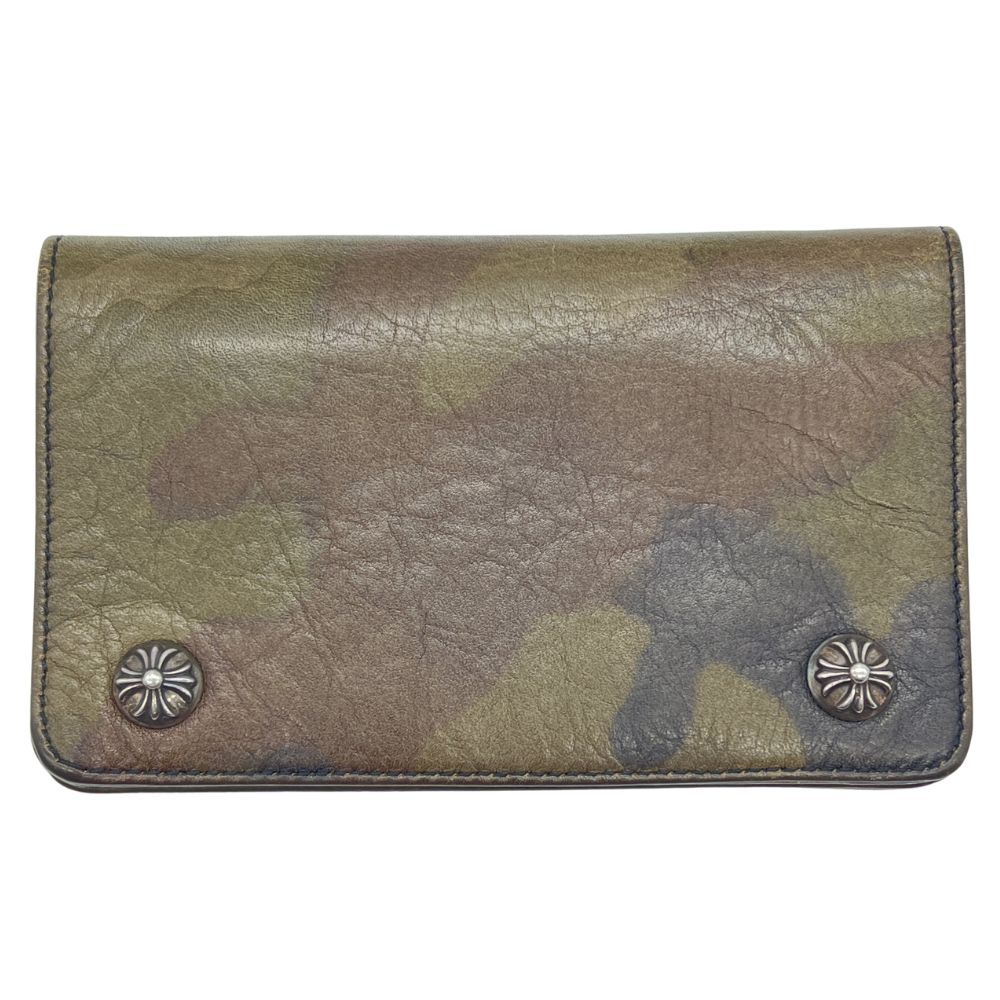 CHROME HEARTS クロムハーツ WALLET 1 ZIP /TANK CAMO LTHクロスボール
