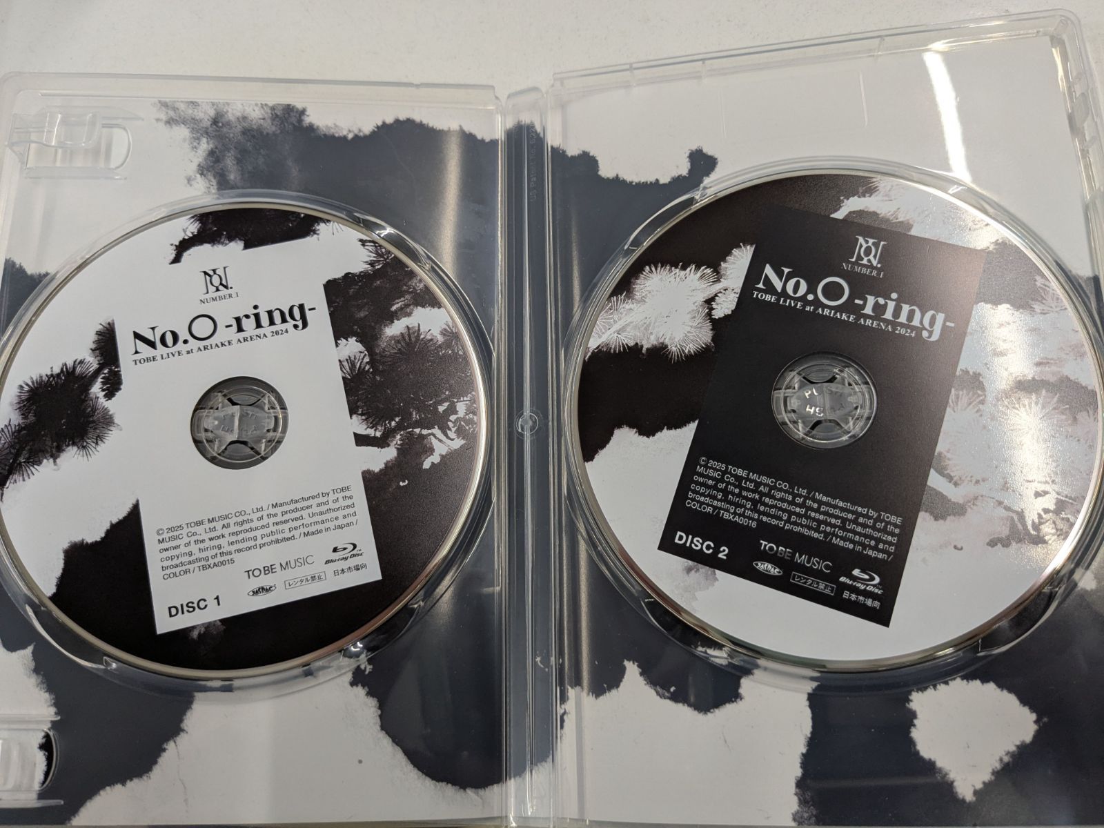 Blu-ray Number_i No.O -ring- TOBE LIVE 2024 管理7M2026/07/18