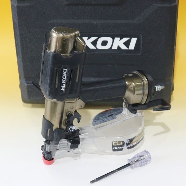 中古動作品 Hikoki/日立 41mm 高圧エアネジ打ち機 WF4HS ビス打ち機