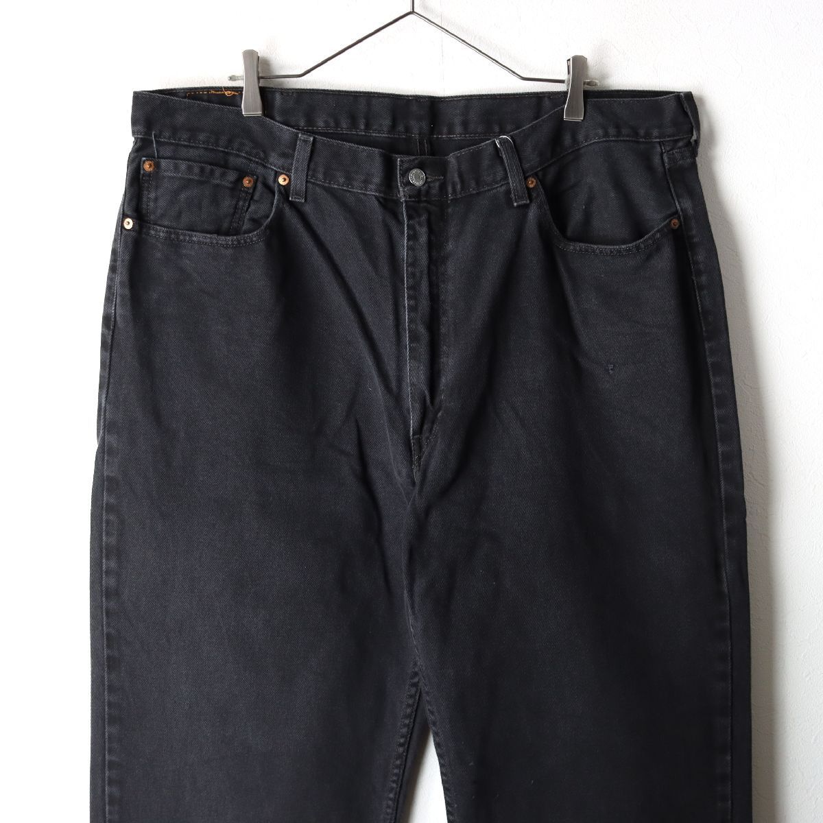 Levis リーバイス 550 デニム ストレート ワイド ブラック 黒 ビックサイズ 大きめ W42/ 古着 ヴィンテージ
