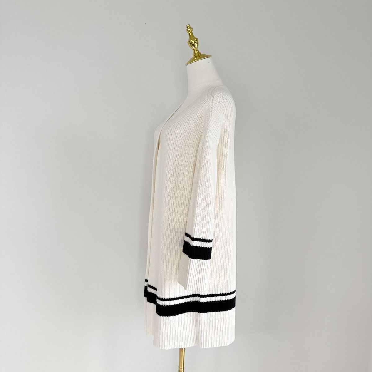 美品 / ロングカーディガン「ラグビー カーディガン」】FOXEY NEWYORK