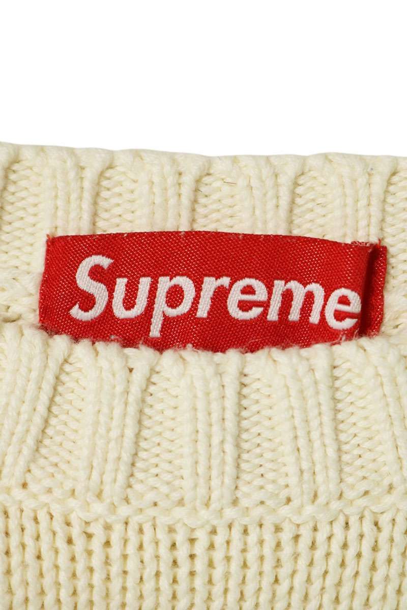 シュプリーム 16SS Tackle Twill Sweater アーチロゴニット メンズ M