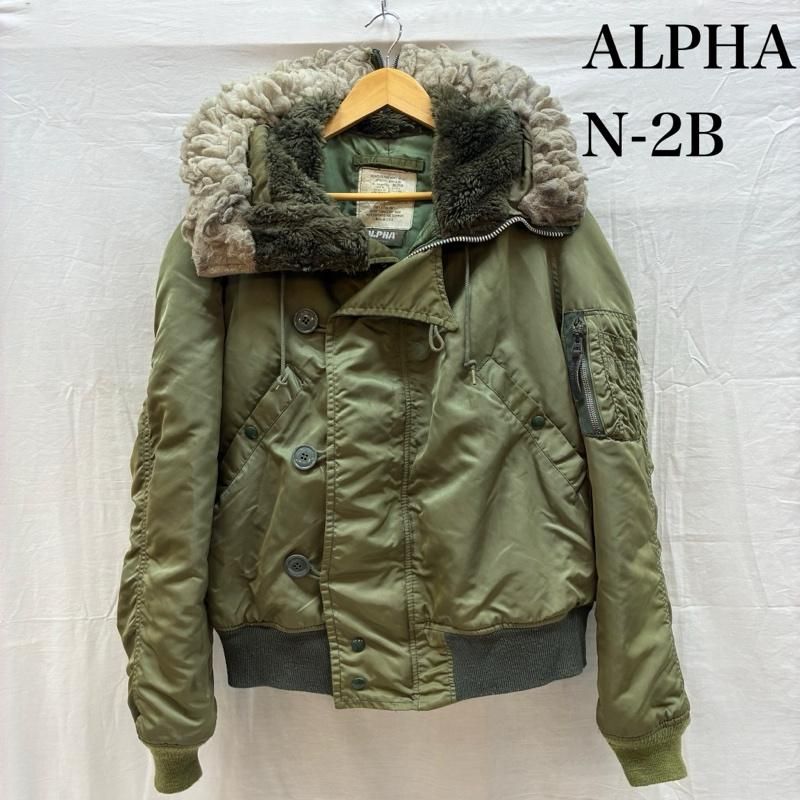 アルファ インダストリー 80s 90s N-2B フライトジャケット 3本線タグ