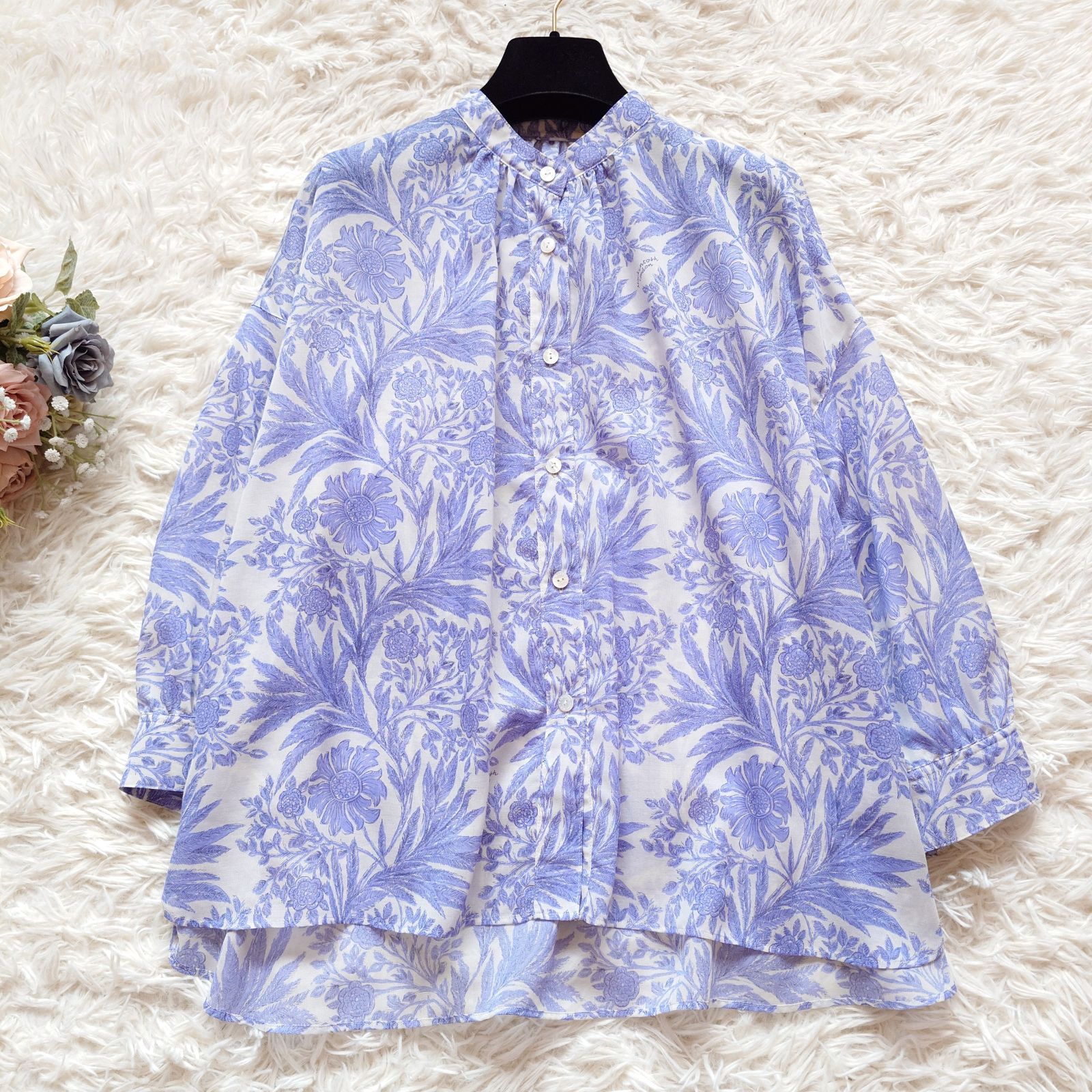 マッキントッシュ ロンドン【BIBURY FLOWER 】ドローイングプリント