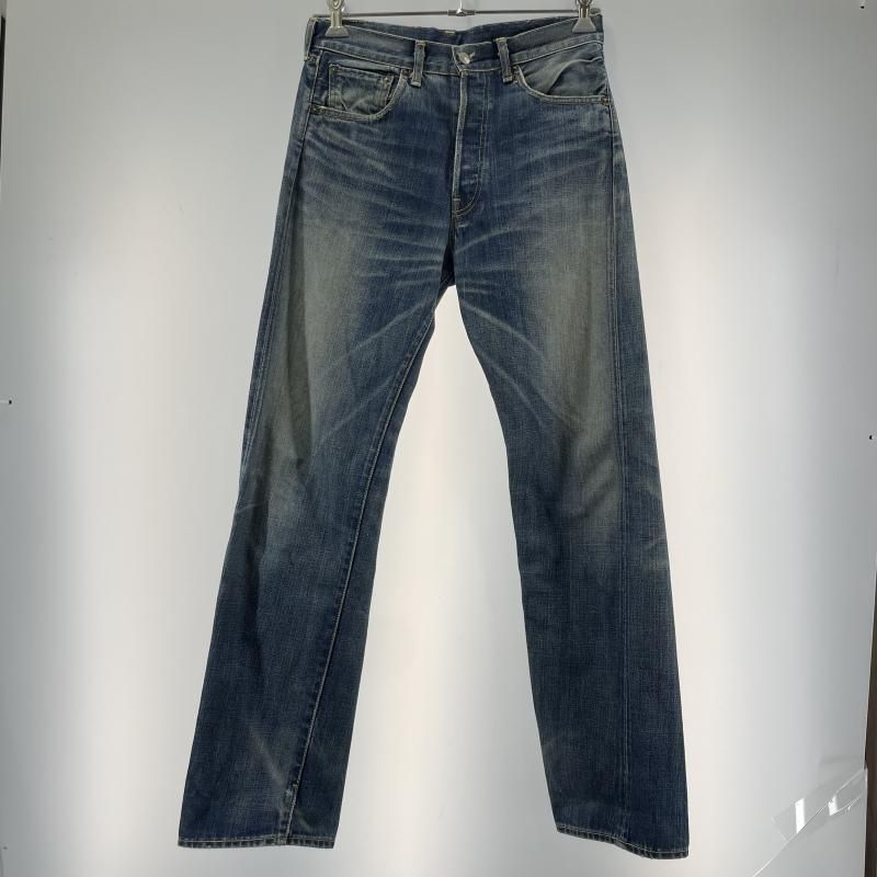 【中古】LEVI'S 66501 デニムパンツ サイズW33 ボタン刻印J22 日本製 リーバイス[19]