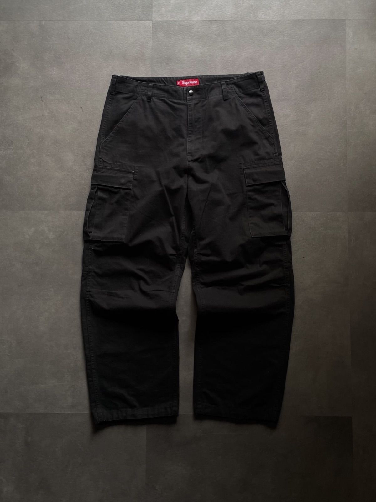 Supreme カーゴパンツ ブラック サイズ34