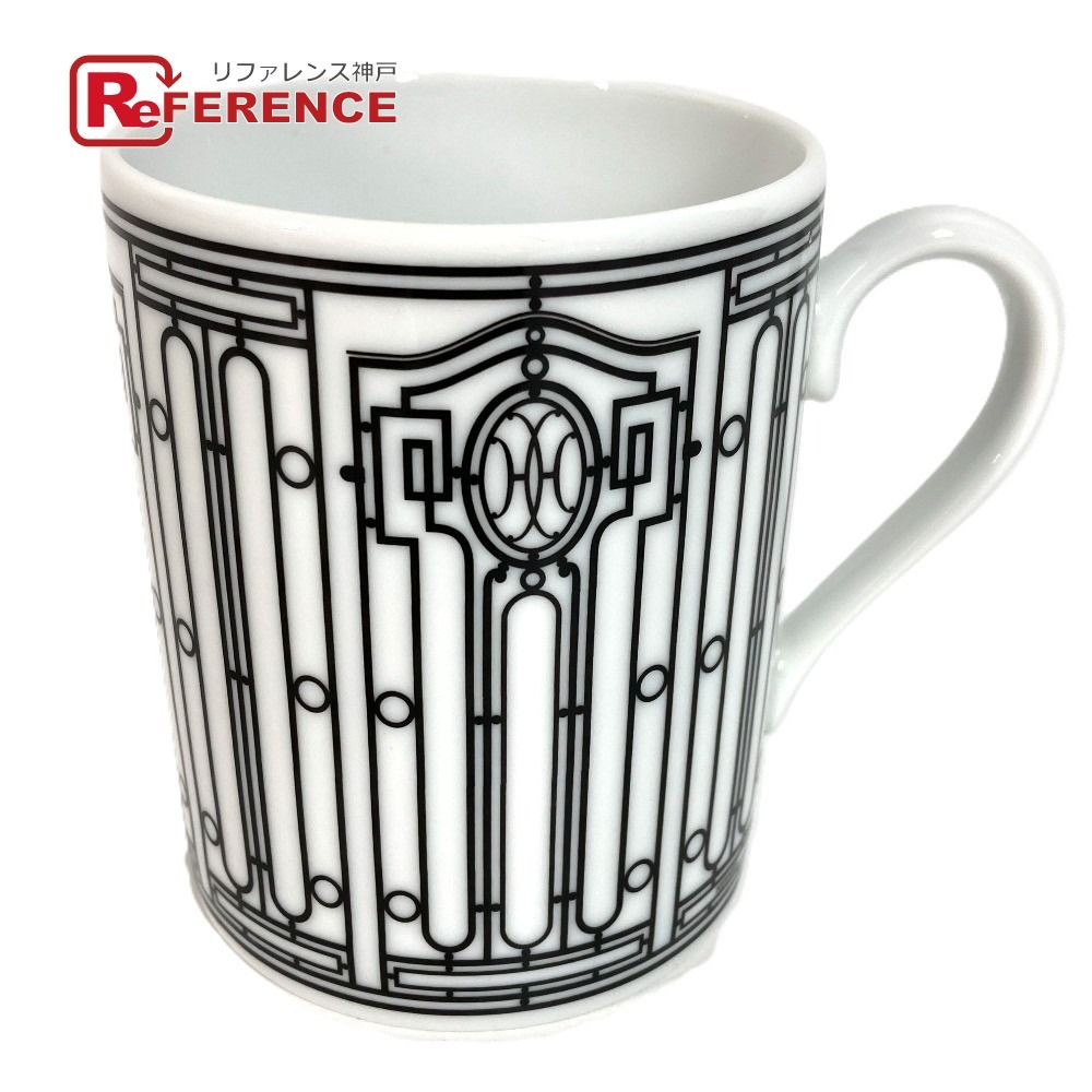HERMES エルメス マグカップ H DECO デコ 陶器 ホワイト - メルカリ