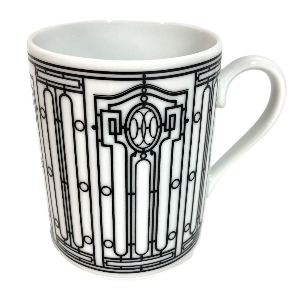 HERMES エルメス マグカップ H DECO デコ 陶器 ホワイト - メルカリ