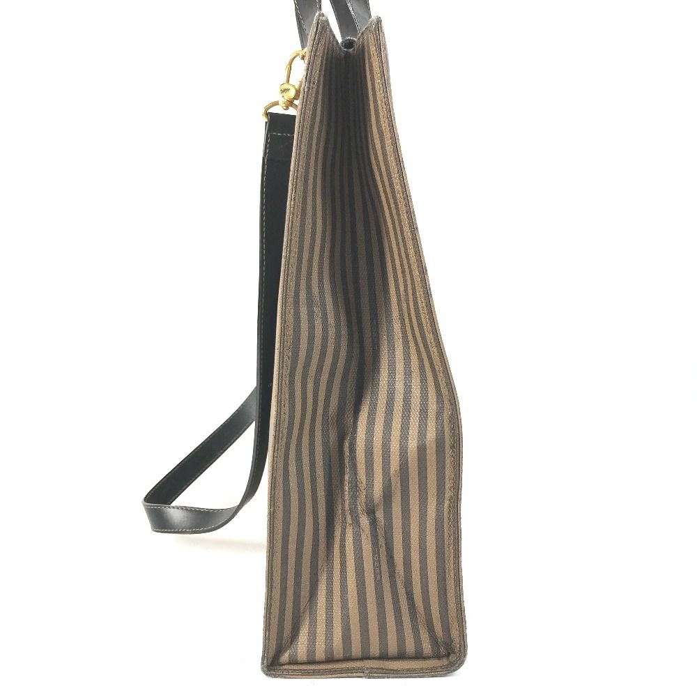 FENDI フェンディ ハンドバッグ ペカン ロゴ 2WAYバッグ 縦型 レザー