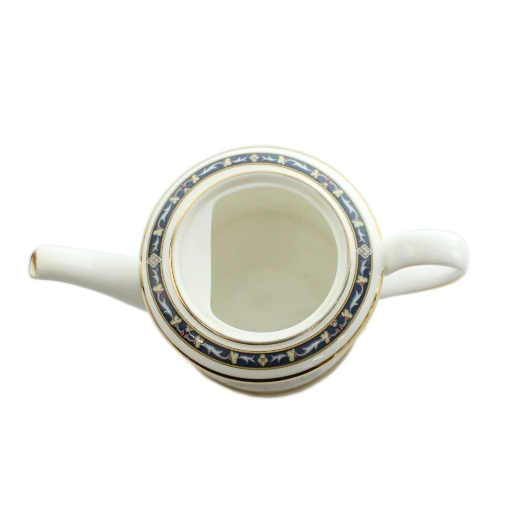 ウェッジウッド WEDGWOOD ブルーエレファント ティーポット 食器 白