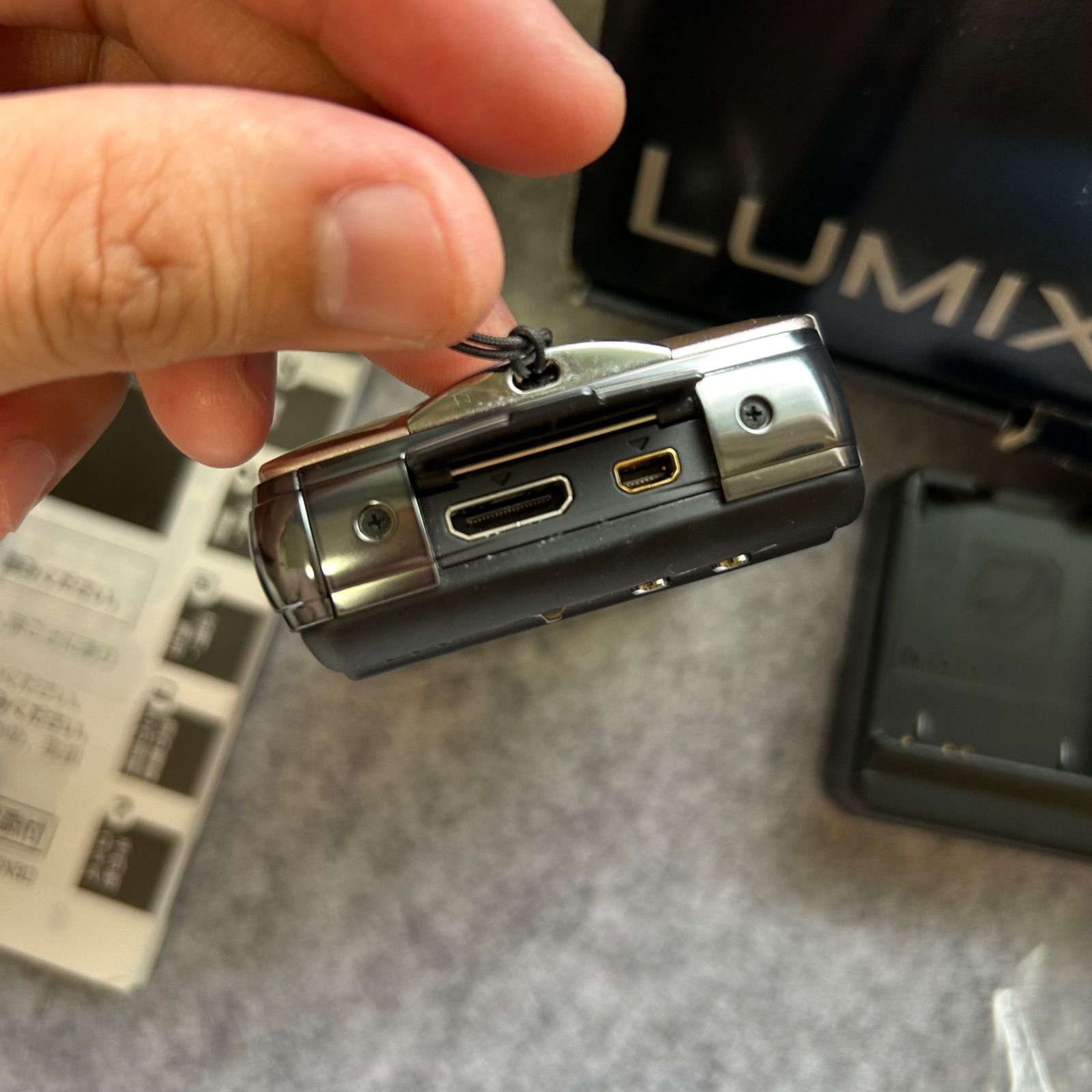 【動作確認済】パナソニック ルミックス DMC-FX700 ピンク　デジカメ 付属品 Panasonic LUMIX【赤-34】