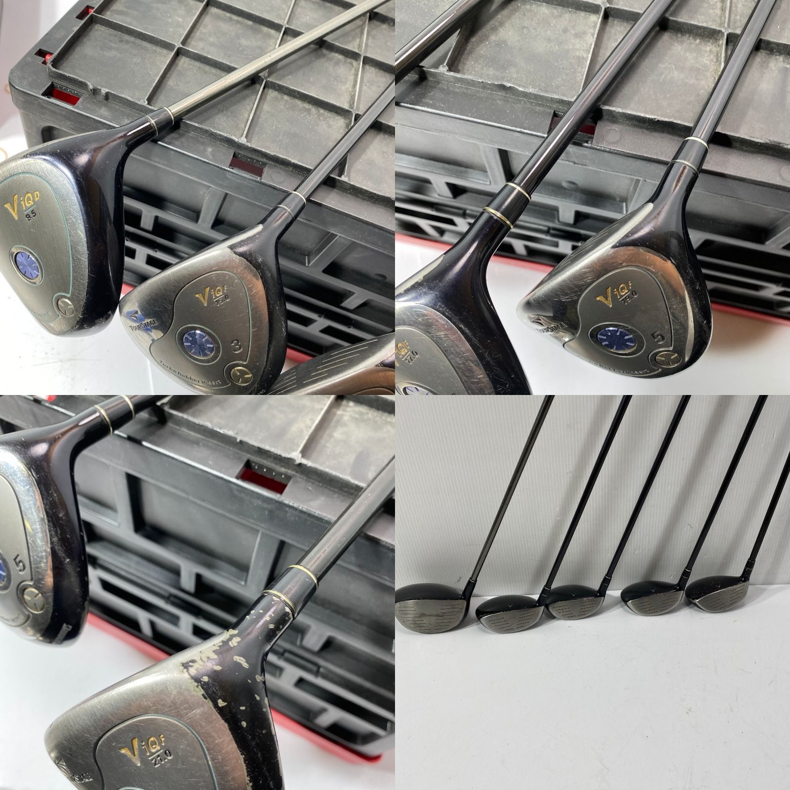 初心者向け TOURSTAGE ツアーステージ ViQ ゴルフクラブ フルセット