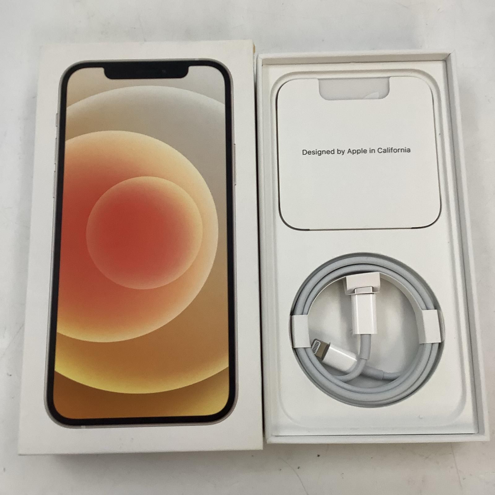 iPhone 12 64GB ホワイト SIMフリー 美品 - メルカリ