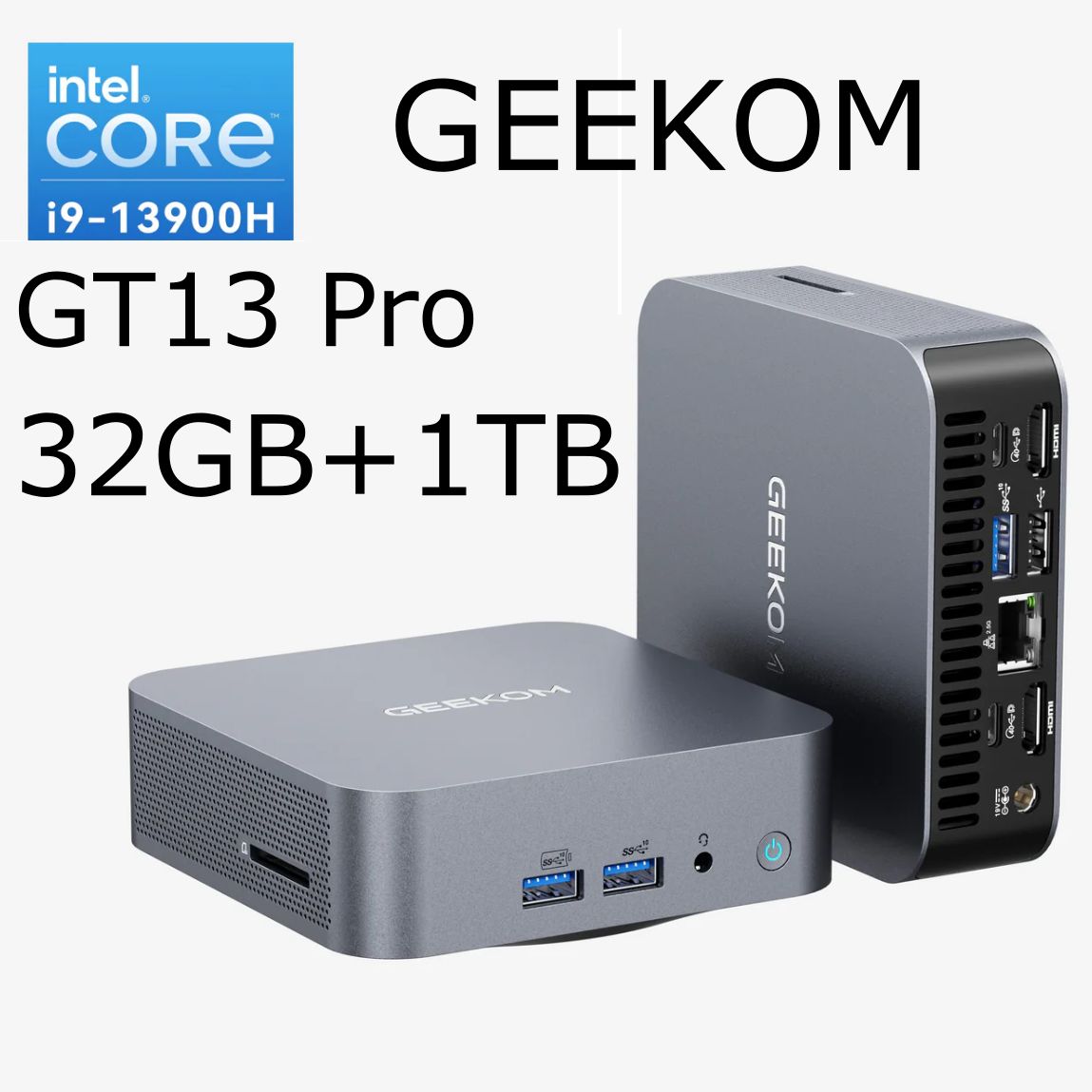 新品未開封 GEEKOM GT SERIES Pro ミニPC GT13 Pro Intel Core i9