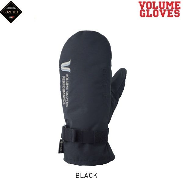 VOLUME/ボリューム GLOVES PERFORMANCE MITT NS　（ BLACK ）　GORE-TEX/ゴアテックス　パフォーマンス　ミット 送料無料　ヴォリューム 2027/スノーボードグローブ /26‐27【予約商品2026年11月納品】
