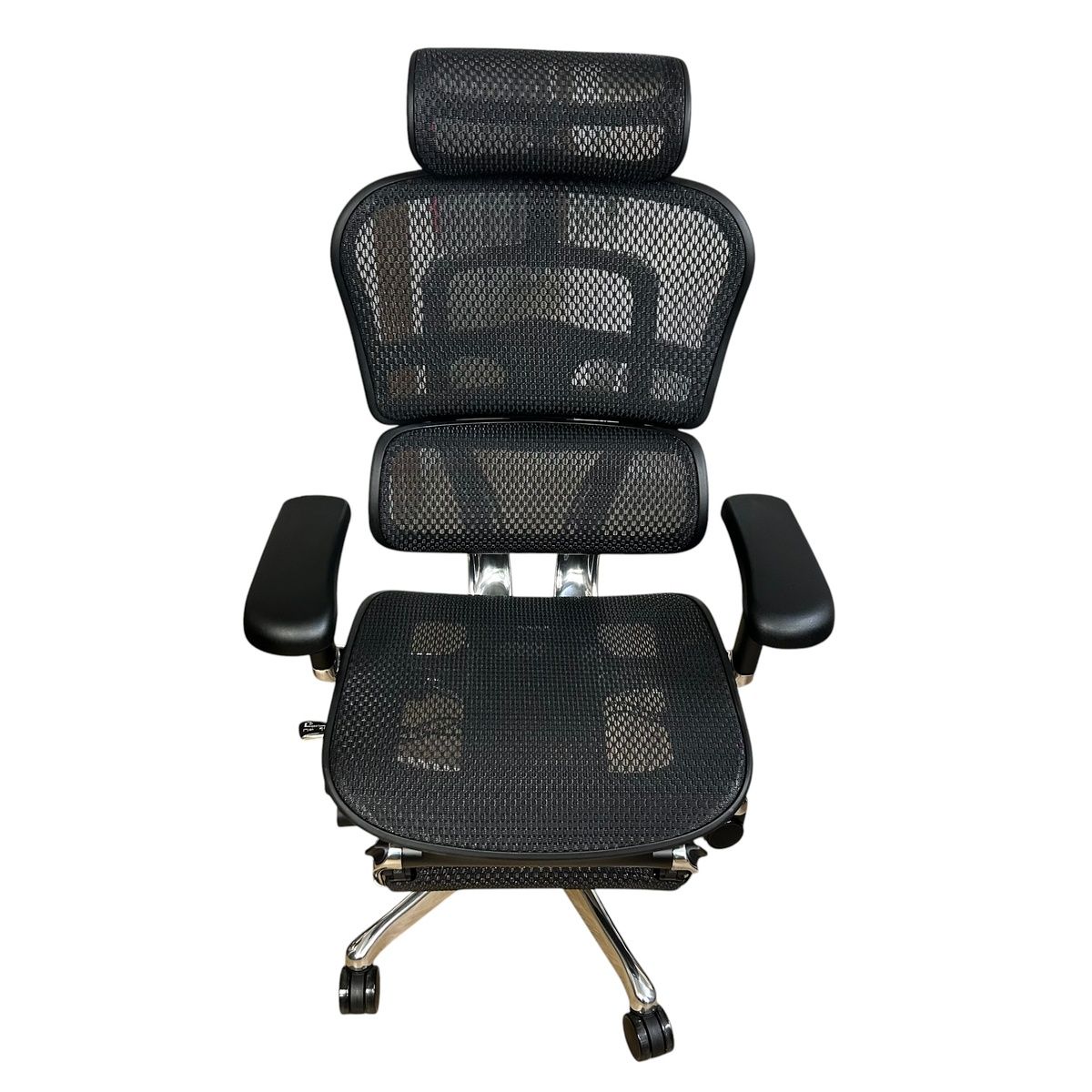■▲ 極美品 エルゴヒューマン プロ2 オフィスチェア デスクチェア メッシュ フットレスト付 2707075,2707075