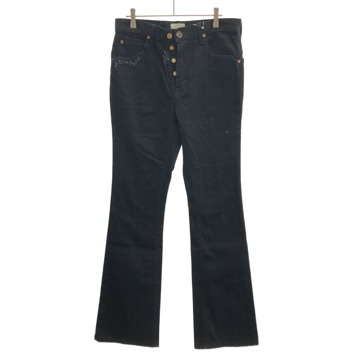BED J.W. FORD×LEE ベッドフォード リー Skinny Denim Pants ブーツカットスキニーデニムパンツ LB0507 BED-LEE-PT03 ブラック M/1