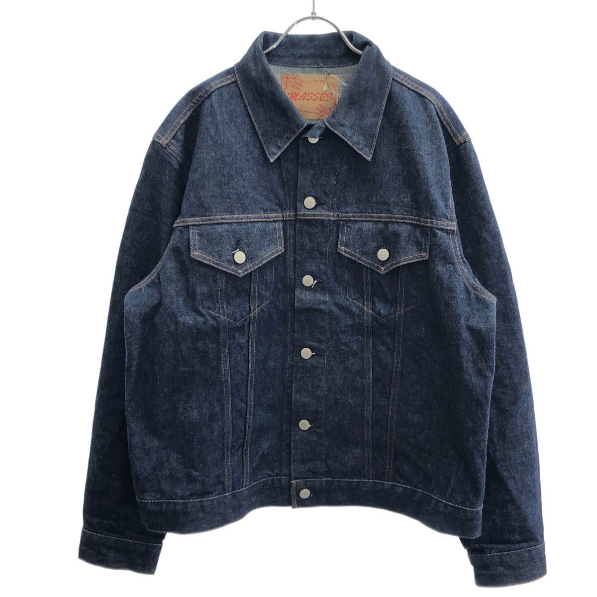 MASSES インディゴ デニムジャケット Mサイズ マシス MASSES マシス DENIM JKT RIGID 2ndタイプ デニムジャケット