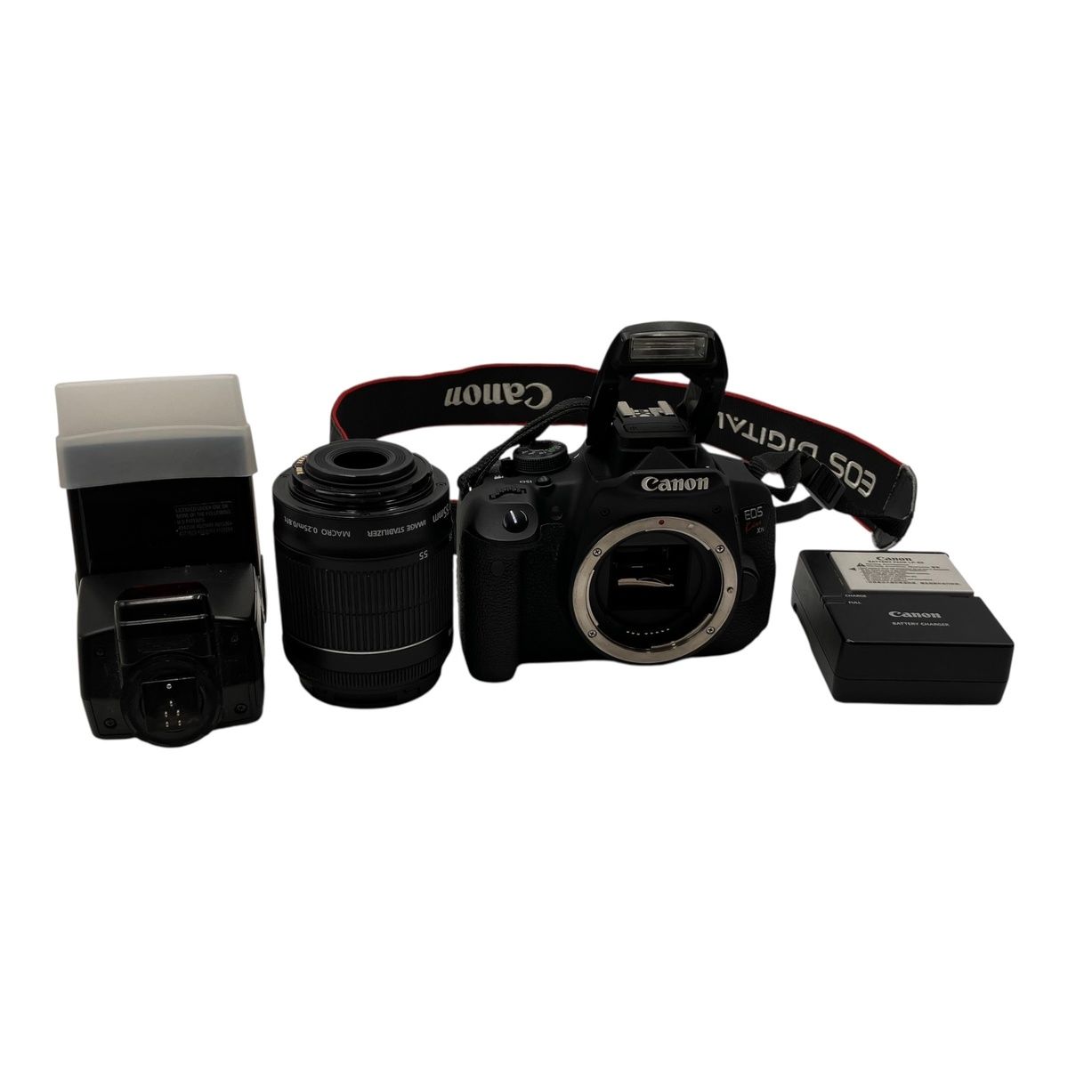 ■ Canon EOS Kiss X7i デジタル一眼レフ EF-S 18-55mm IS STM 430EX III-RT フラッシュ バッテリー 充電器 2692340,2692340