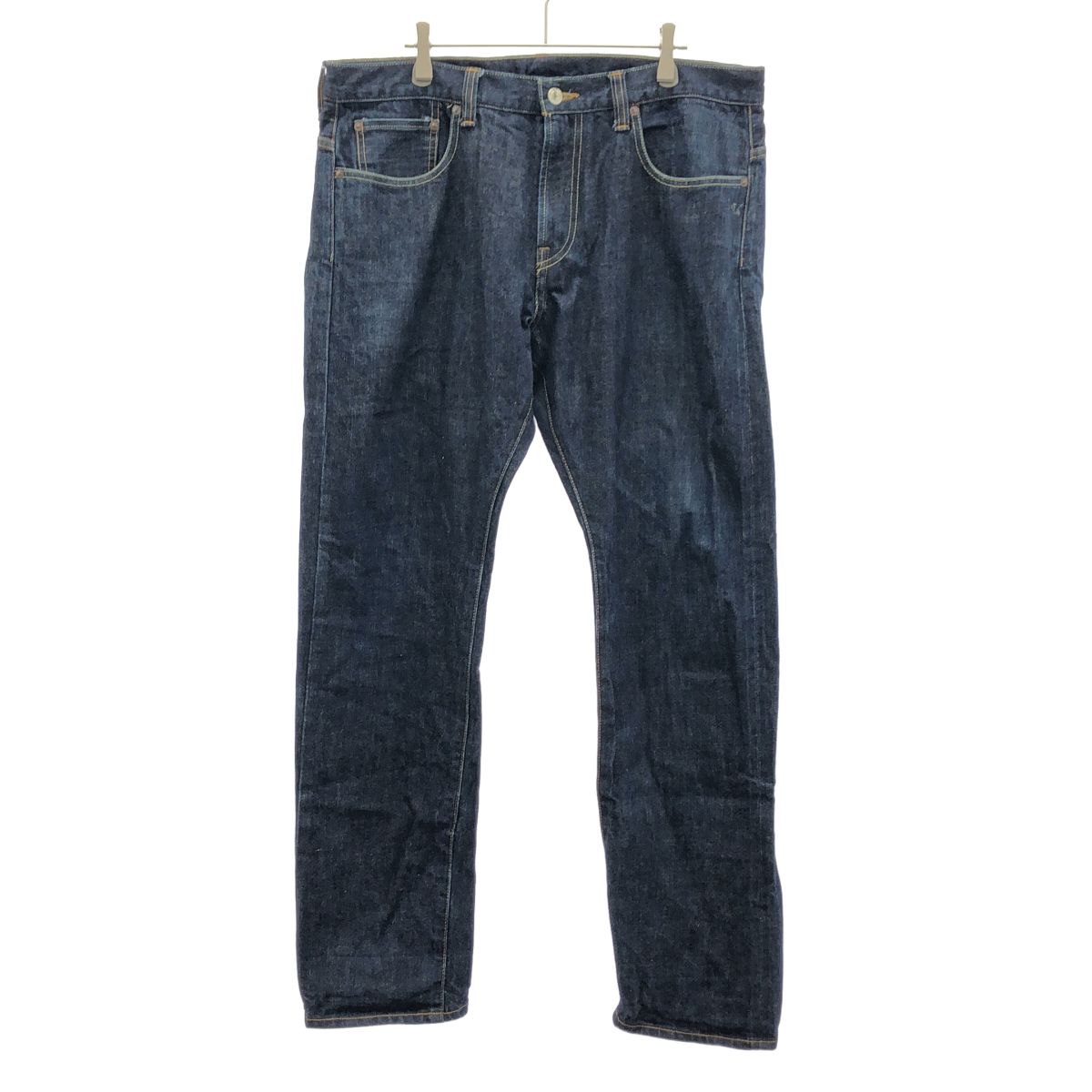 未使用✨CALEEキャリー インディゴ ロールアップデニムジーンズ メンズL CALEE キャリー VINTAGE PEPRODUCT デニムパンツ インディゴブルー 34
