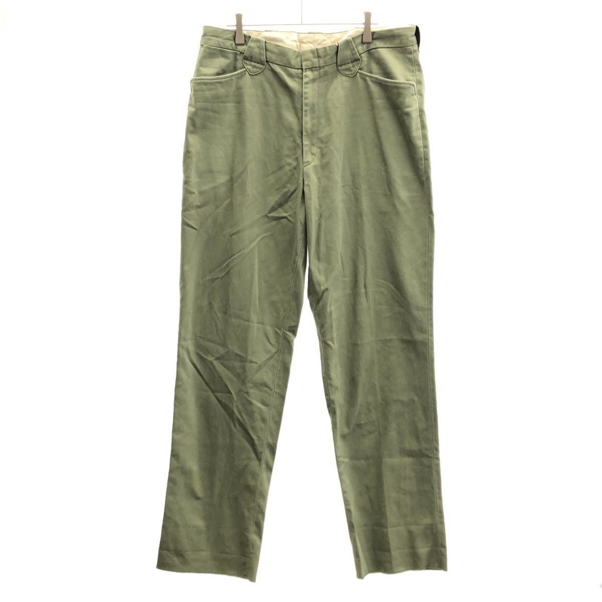MASSES マシス WESTERN PANTS ウエスタンパンツ カーキ L