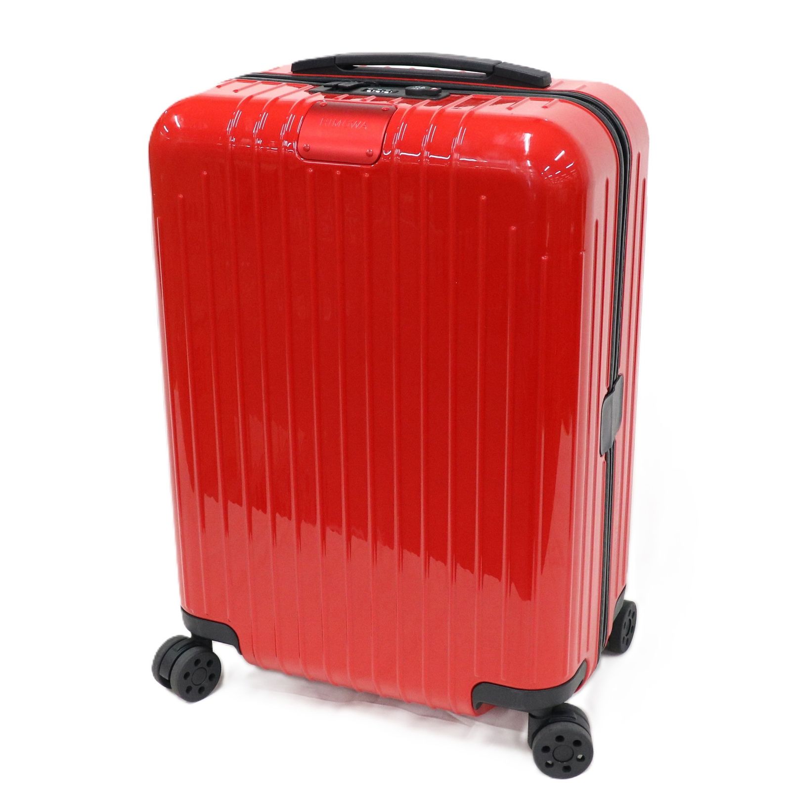 [1-3泊向けサイズ]リモワ Essential Lite Cabin Red 37L ハード スーツケース essential-lite-cabin-red レッド 整備済みアウトレット品 [良い(B)]