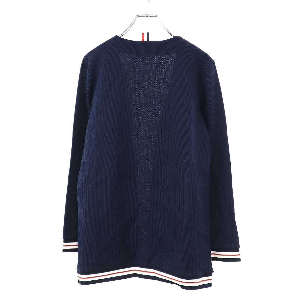 THOM BROWNE トム ブラウン クリケットストライプVネックカーディガン