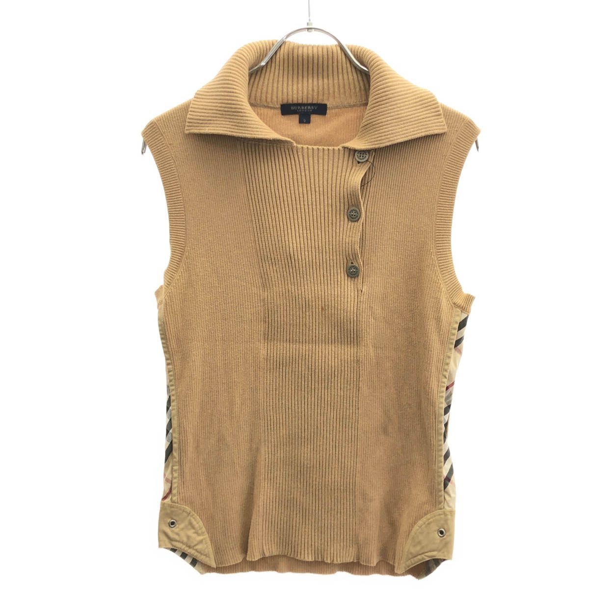 BURBERRY LONDON ノバチェック ノースリーブニット BURBERRY LONDON バーバリーロンドン ノバチェックノースリーブ