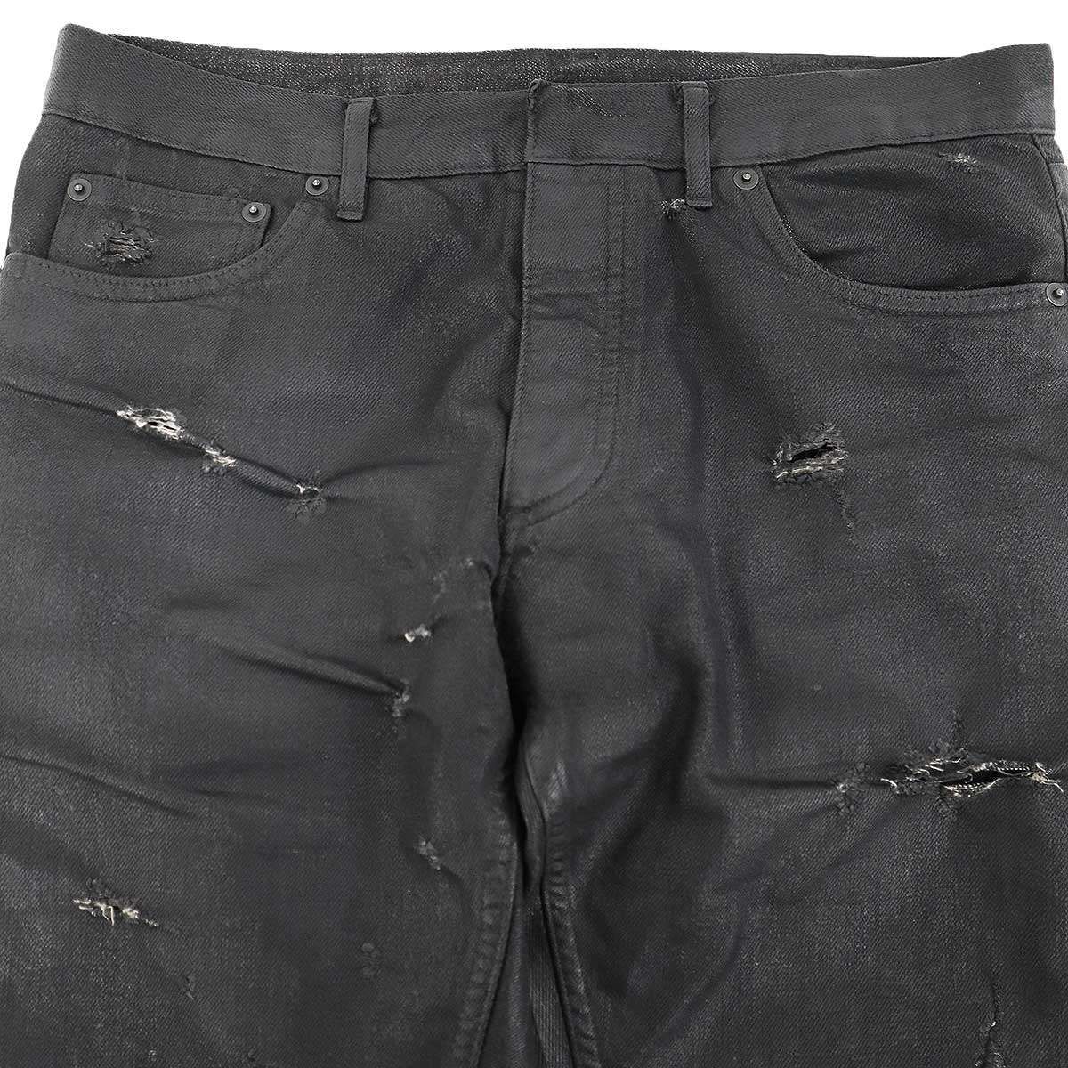 Dior HOMME ディオールオム 2004SS STRIP Destroyed Jeans デストロイ