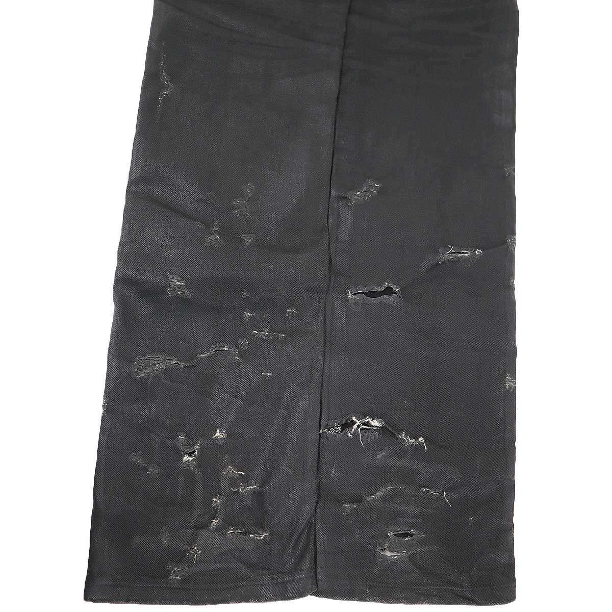 Dior HOMME ディオールオム 2004SS STRIP Destroyed Jeans デストロイ