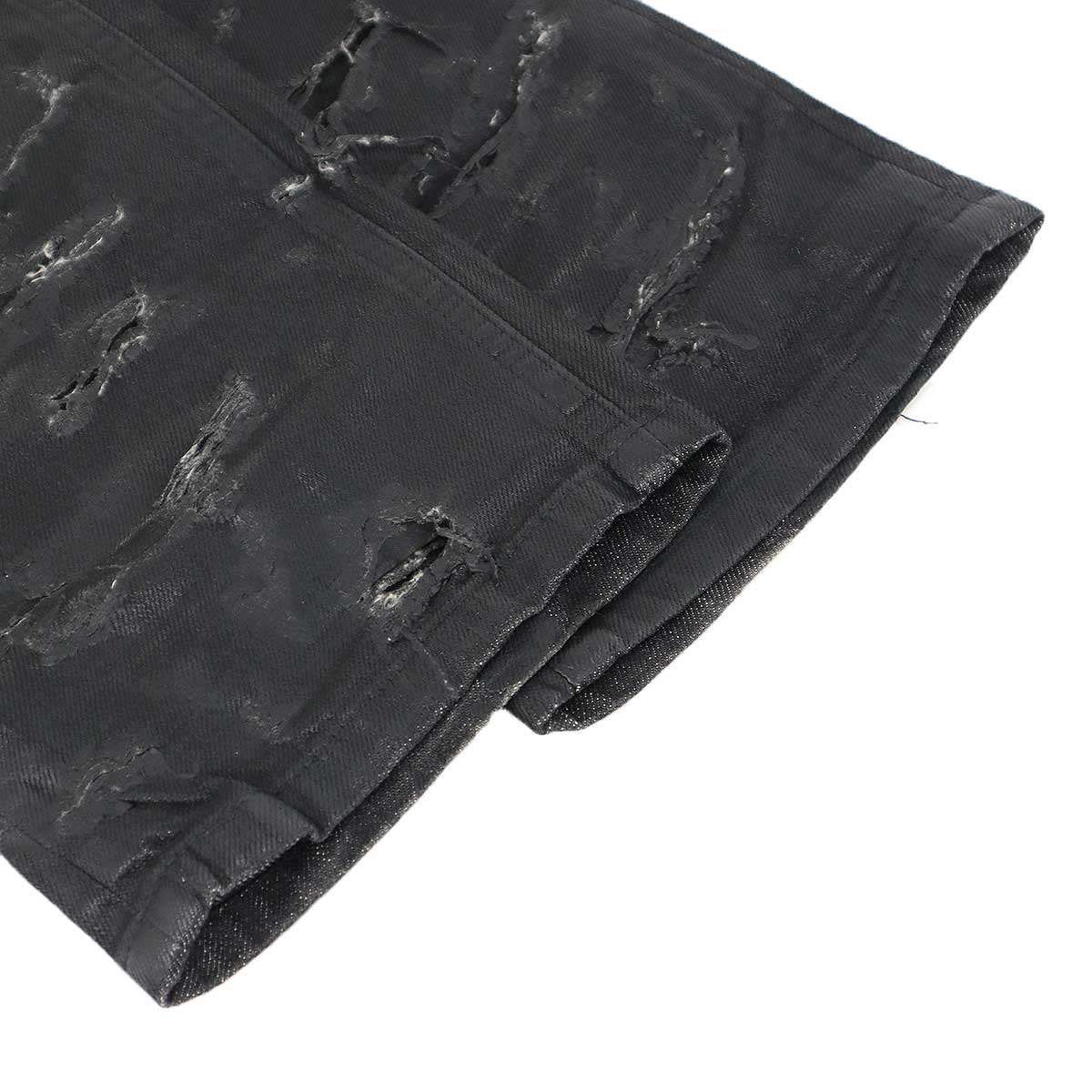 Dior HOMME ディオールオム 2004SS STRIP Destroyed Jeans デストロイ