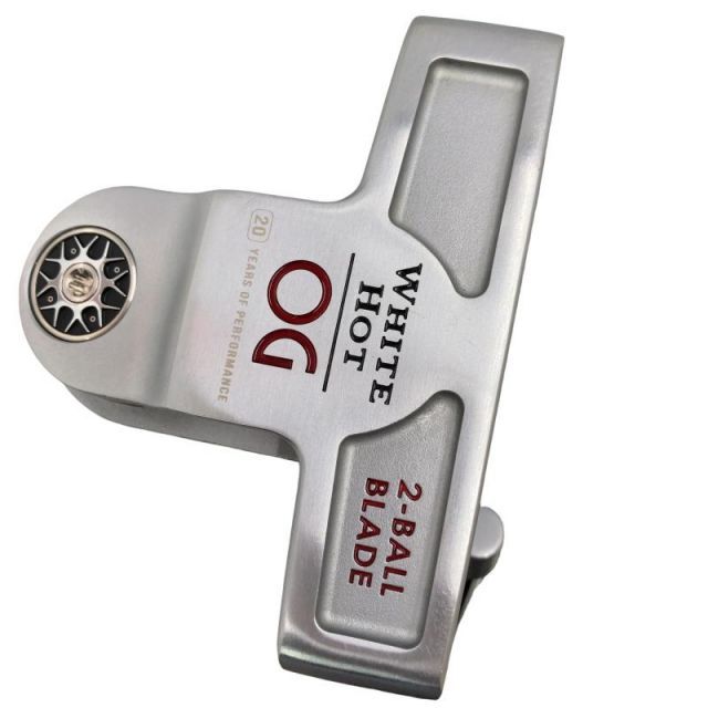 【中古】 オデッセイ WHITE HOT OG 2-BALL BLADE 34インチ パター PT STROKE LAB (フレックスその他) メンズ 男性用 右利き 右用 Cランク ゴルフクラブ