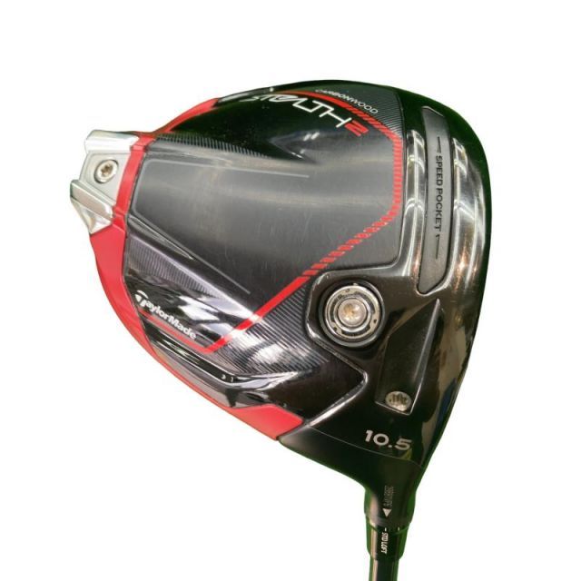 【中古】 テーラーメイド STEALTH2 10.5° ドライバー DR 純正特注シャフト (フレックスS) メンズ 男性用 右利き 右用 Cランク ゴルフクラブ