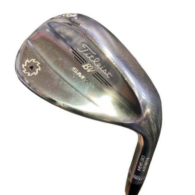 【中古】 タイトリスト VOKEY SPIN MILLED SM7 ツアークロム 58°/14°K ウェッジ WG 純正特注シャフト (フレックスR) メンズ 男性用 右利き 右用 Cランク ゴルフクラブ