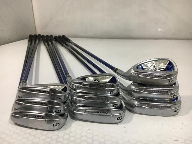 返品OK 【中古ゴルフクラブ】(9本セット)ヤマハ インプレス UD+2 アイアン 2017 MX-517i 5～9.P.A.AS.S