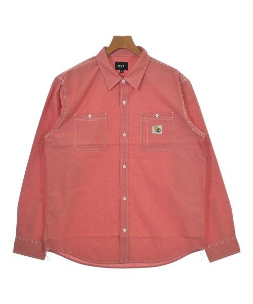 HUF ハフ カジュアルシャツ S 赤 【古着】【中古】【送料無料】 HUF カジュアルシャツ メンズ 【古着】【中古】【送料無料】 - メルカリ