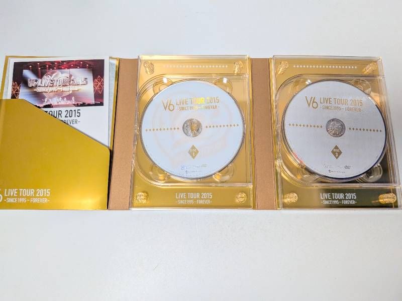 V6 LIVE TOUR 2015 -SINCE 1995〜FOREVER- 2点セット 初回限定A盤 4DVD