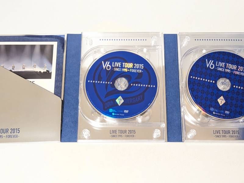 V6 LIVE TOUR 2015 -SINCE 1995〜FOREVER- 2点セット 初回限定A盤 4DVD