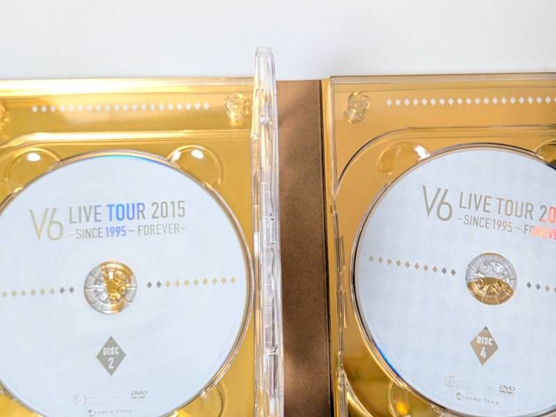 V6 LIVE TOUR 2015 -SINCE 1995〜FOREVER- 2点セット 初回限定A盤 4DVD