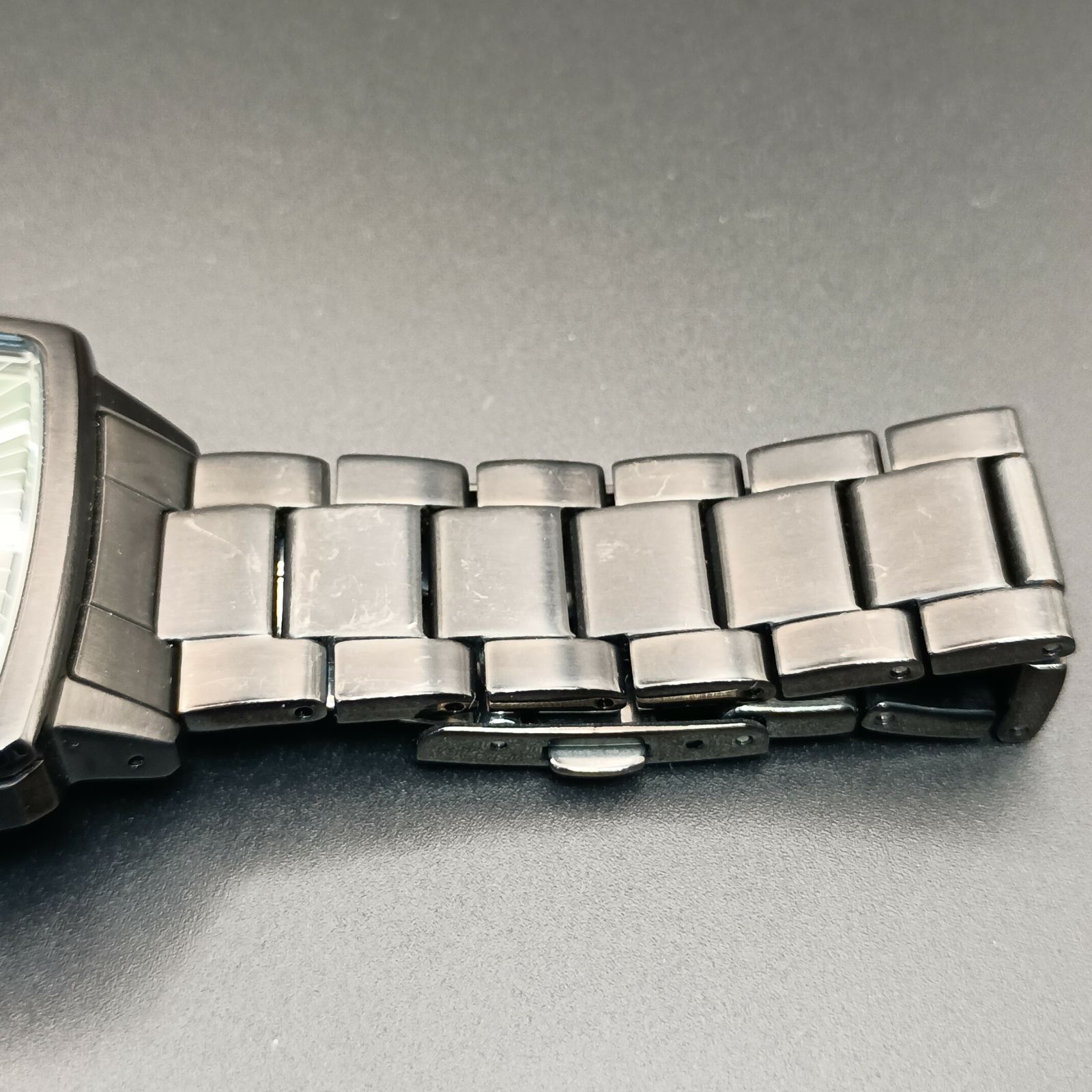 稼働品】SEIKO セイコー メンズ 腕時計 ソーラー デイデイト スクエア