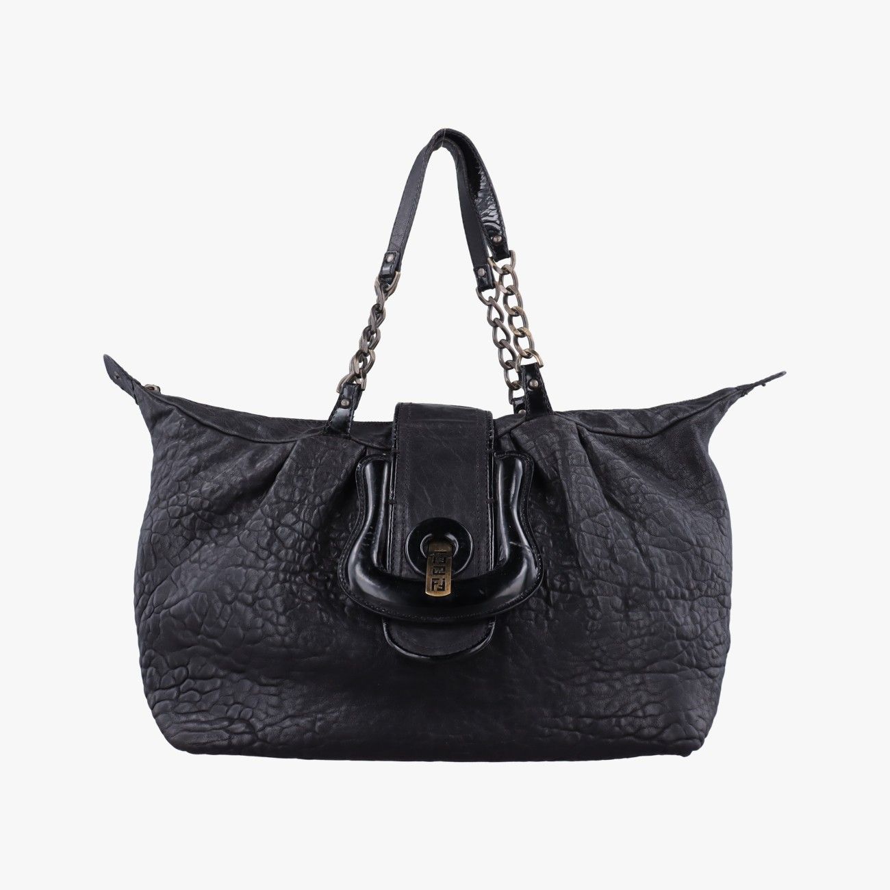 フェンディFendiボルサ B ブラック レザー 8BL102 2415-8BL102-UP8-088