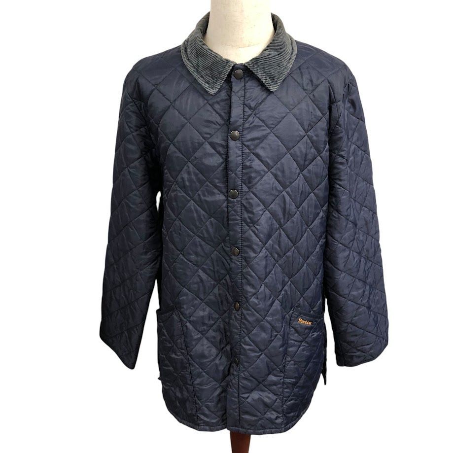 Barbour/バブアー キルティングジャケット ナイロン中綿 襟 