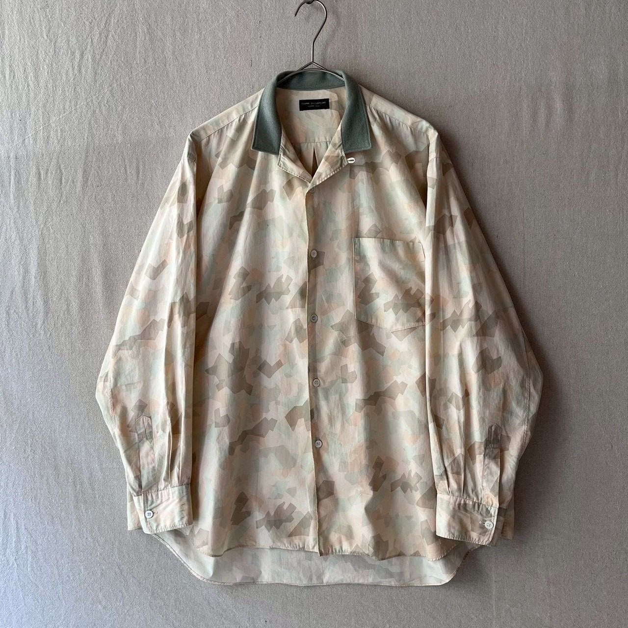 AD1990 COMME des GARCONS HOMME PLUS オープンカラー シャツ / ウール