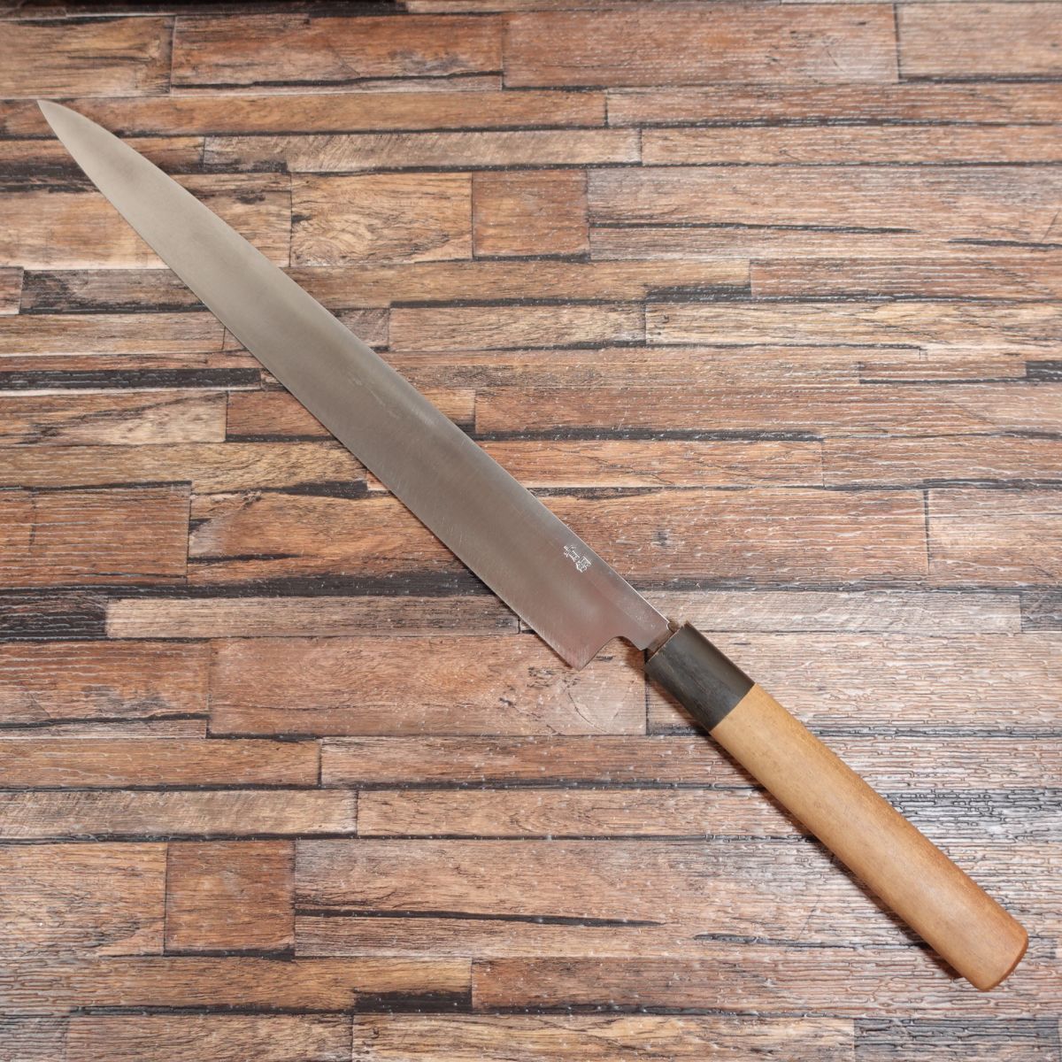 有次 柳刃包丁 研ぎ済 青鋼 水牛柄 刺身包丁 別打 330mm - メルカリ