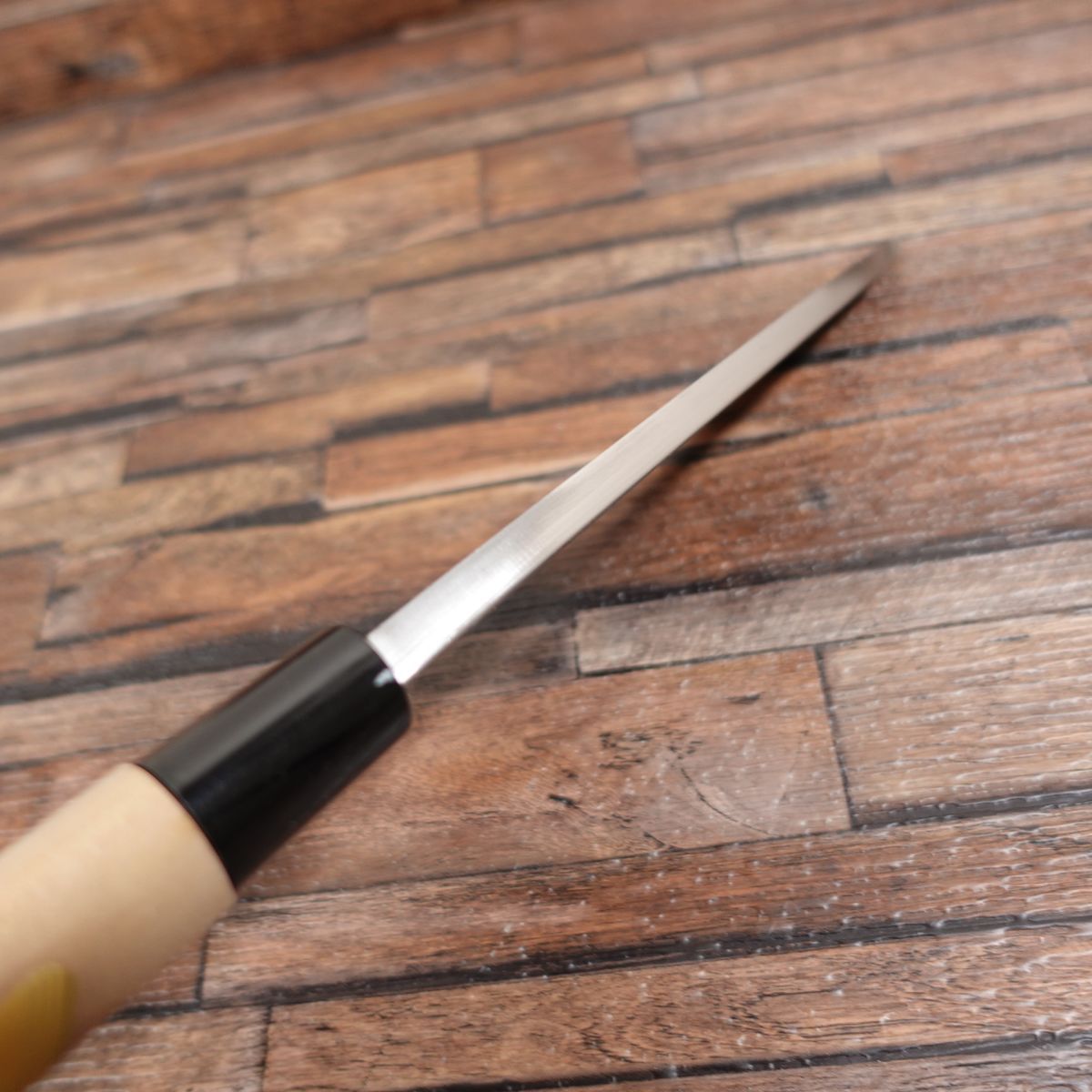 忠房 出刃包丁 研ぎ済 寅 シール付き ほぼ未使用保管品 175mm - メルカリ