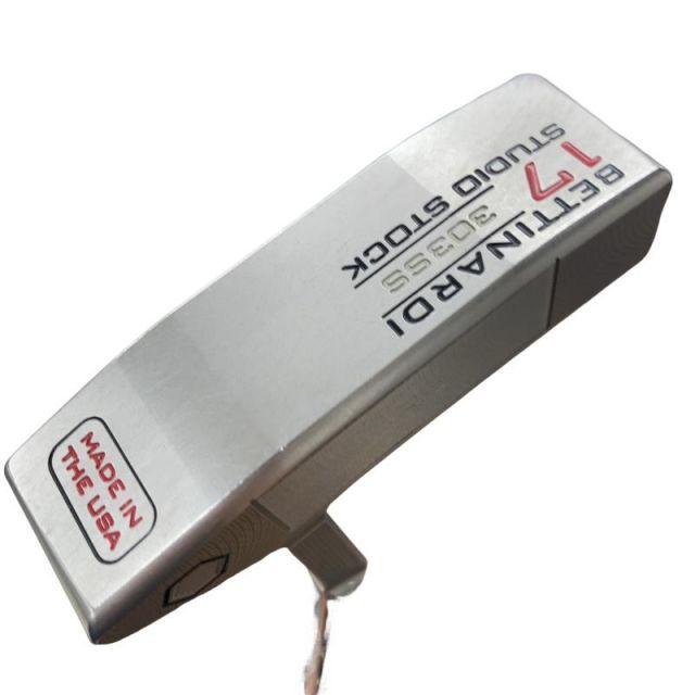 【中古】 ベティナルディ BETTINARDI STUDIO STOCK 17(2021) 34インチ パター PT スチール (フレックスその他) メンズ 男性用 右利き 右用 Bランク ゴルフクラブ 28,995円
