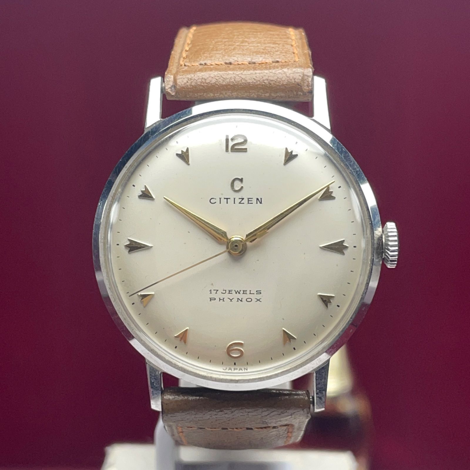 ☆OH済/未使用/1961年製 CITIZEN シチズン センターセコンド 手巻
