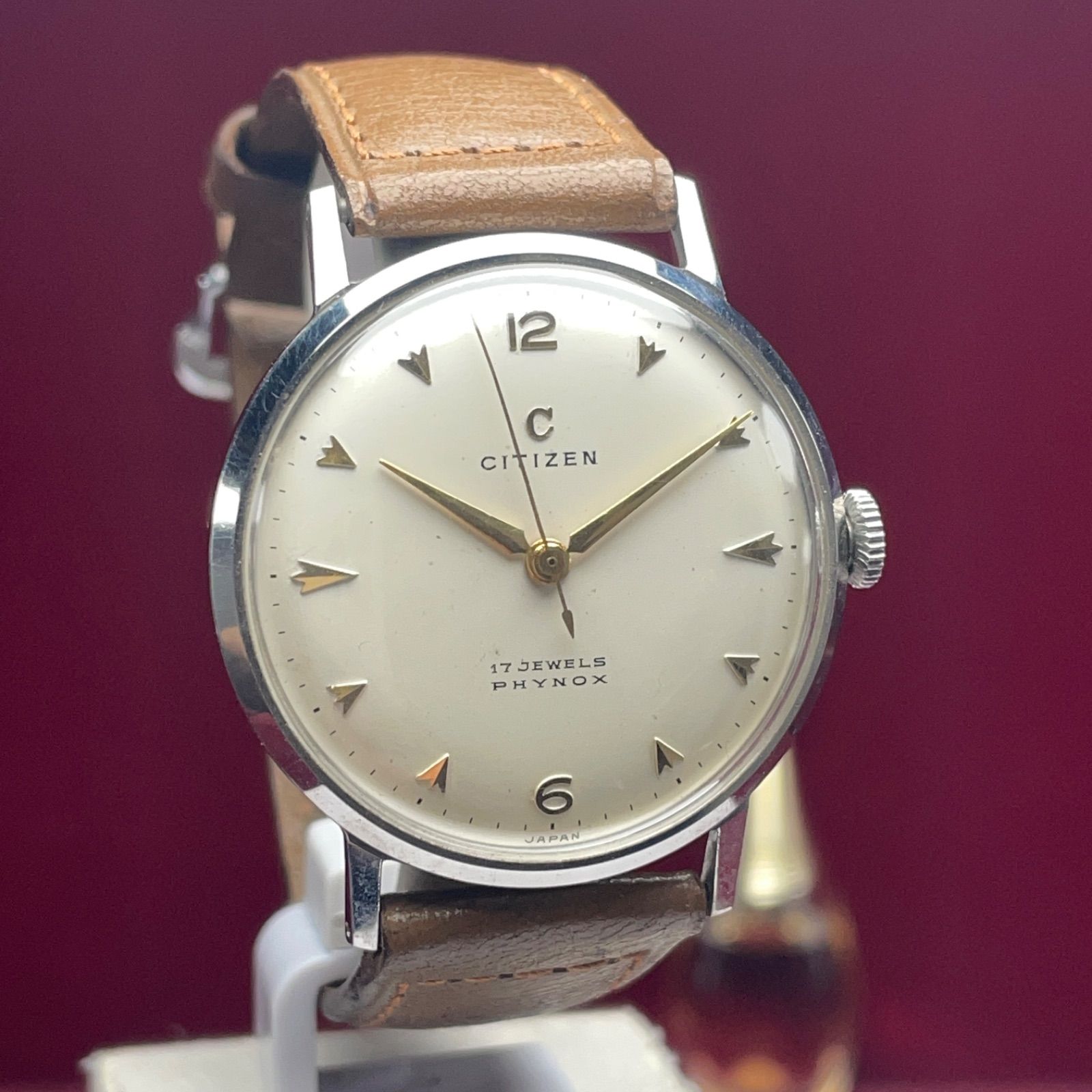 ☆OH済/未使用/1961年製 CITIZEN シチズン センターセコンド 手巻
