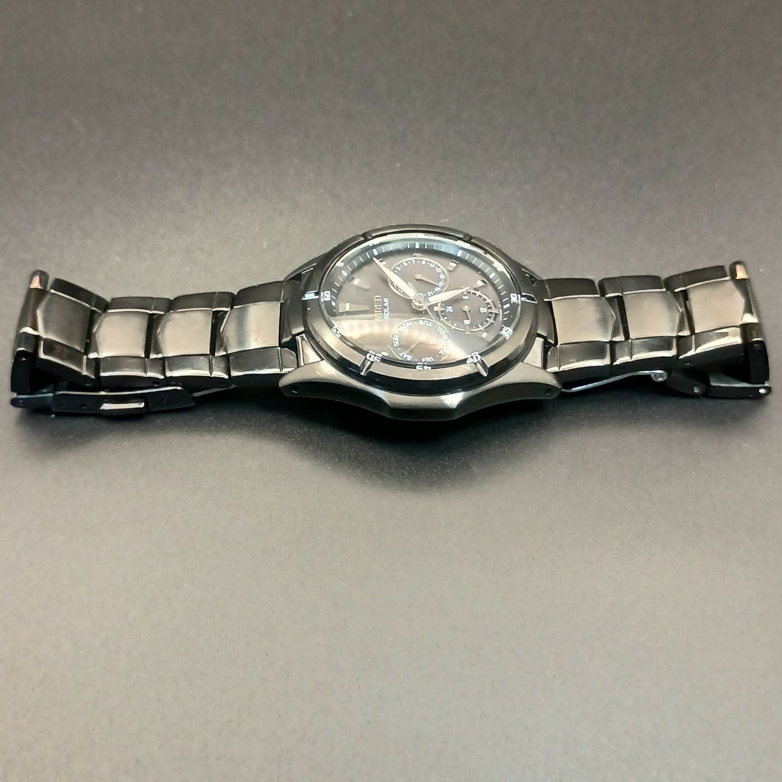 稼働品】セイコー デイデイト SEIKO WIRED ソーラー メンズ 腕時計
