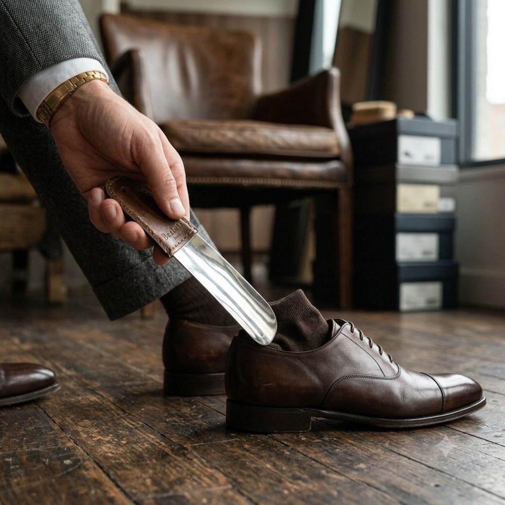 Berluti シューズホーン ステンレスレザー Berluti ベルルッティ シューホーン 靴べら - メルカリ
